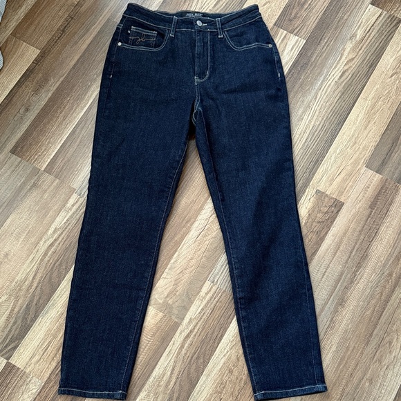 Judy Blue Deep Blue Mom Jeans - Picture 1 of 3